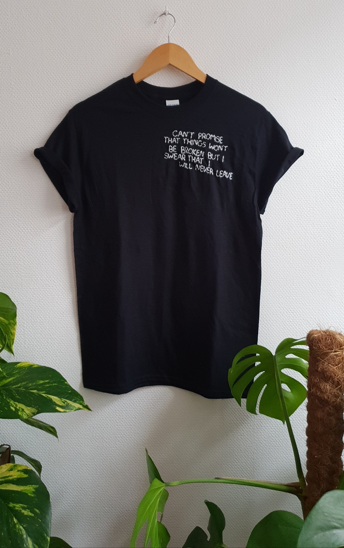 Hand Embroidered Love Quote Shirt - Spacy Shirts