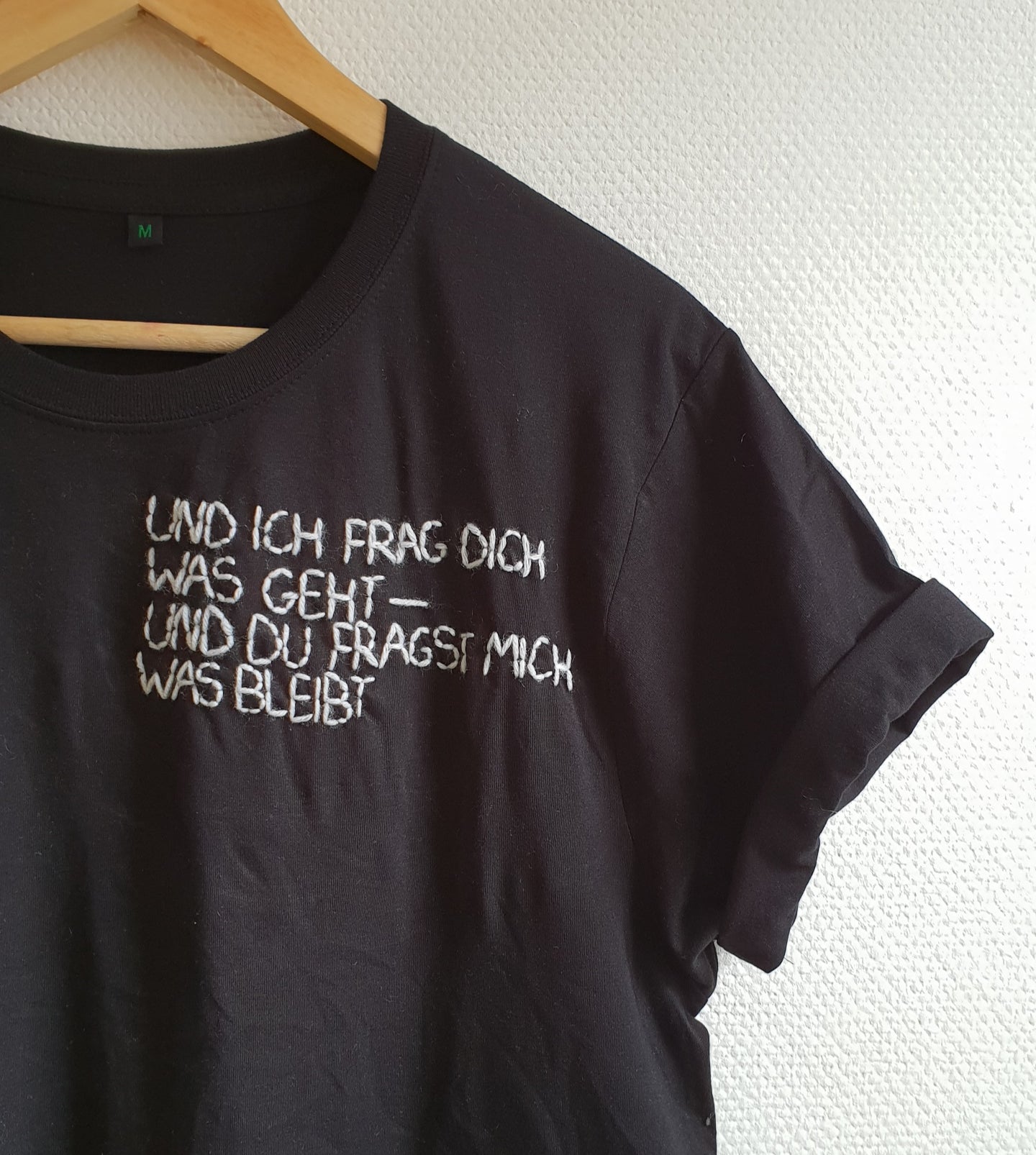 Hand Embroidered Quote Shirt - Spacy Shirts
