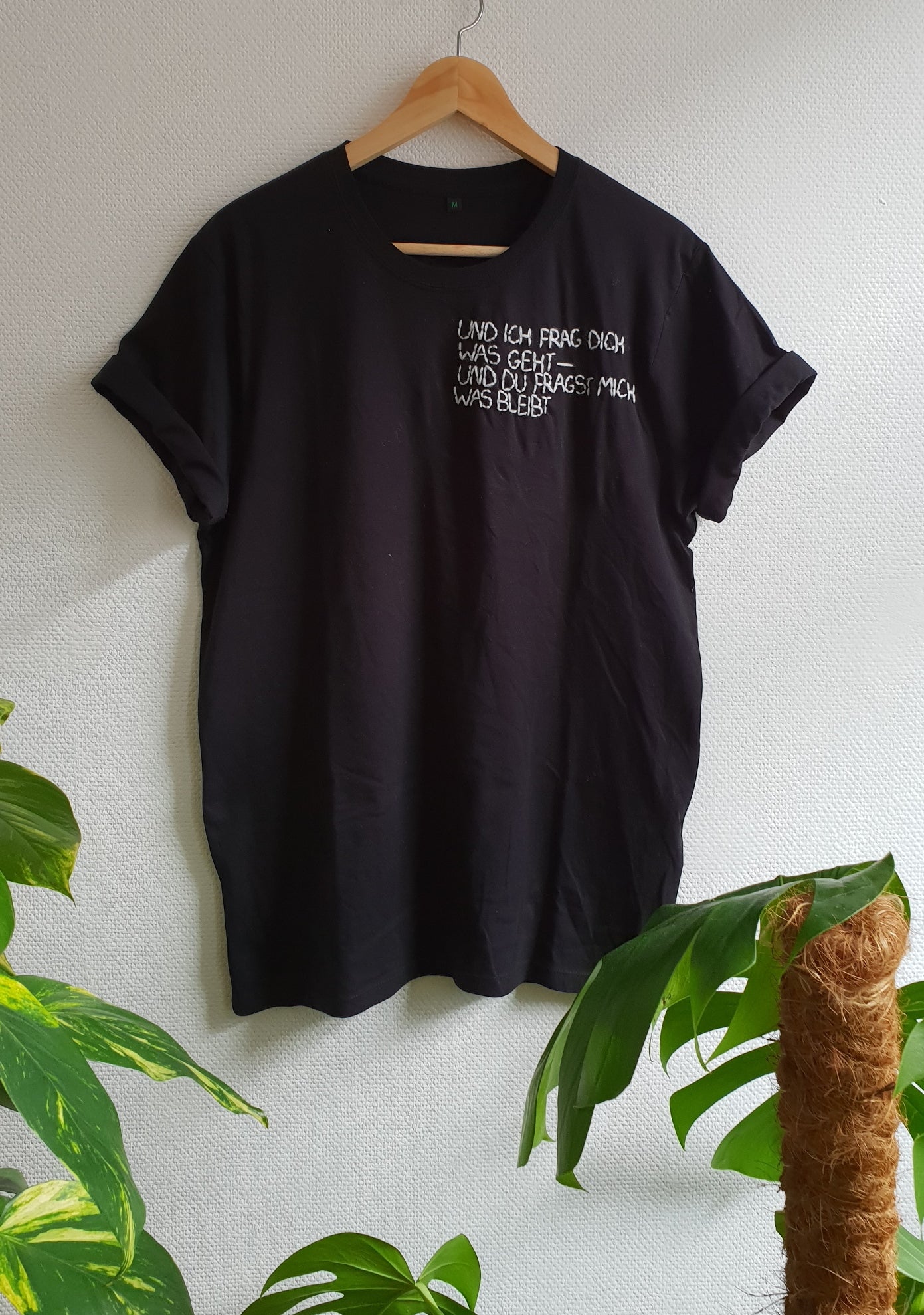 Hand Embroidered Quote Shirt - Spacy Shirts