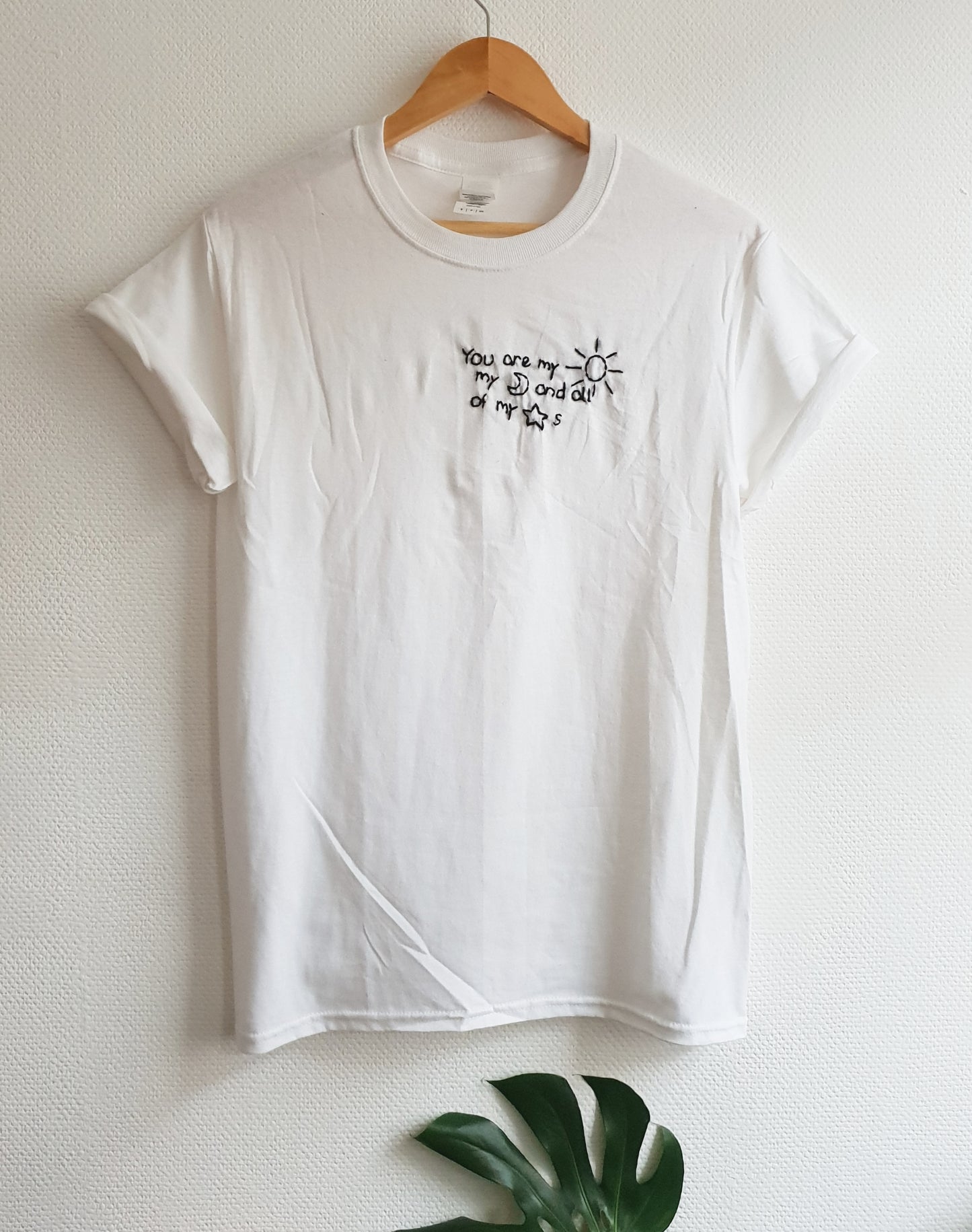 Hand Embroidered Sun, Moon, Stars Shirt - Spacy Shirts
