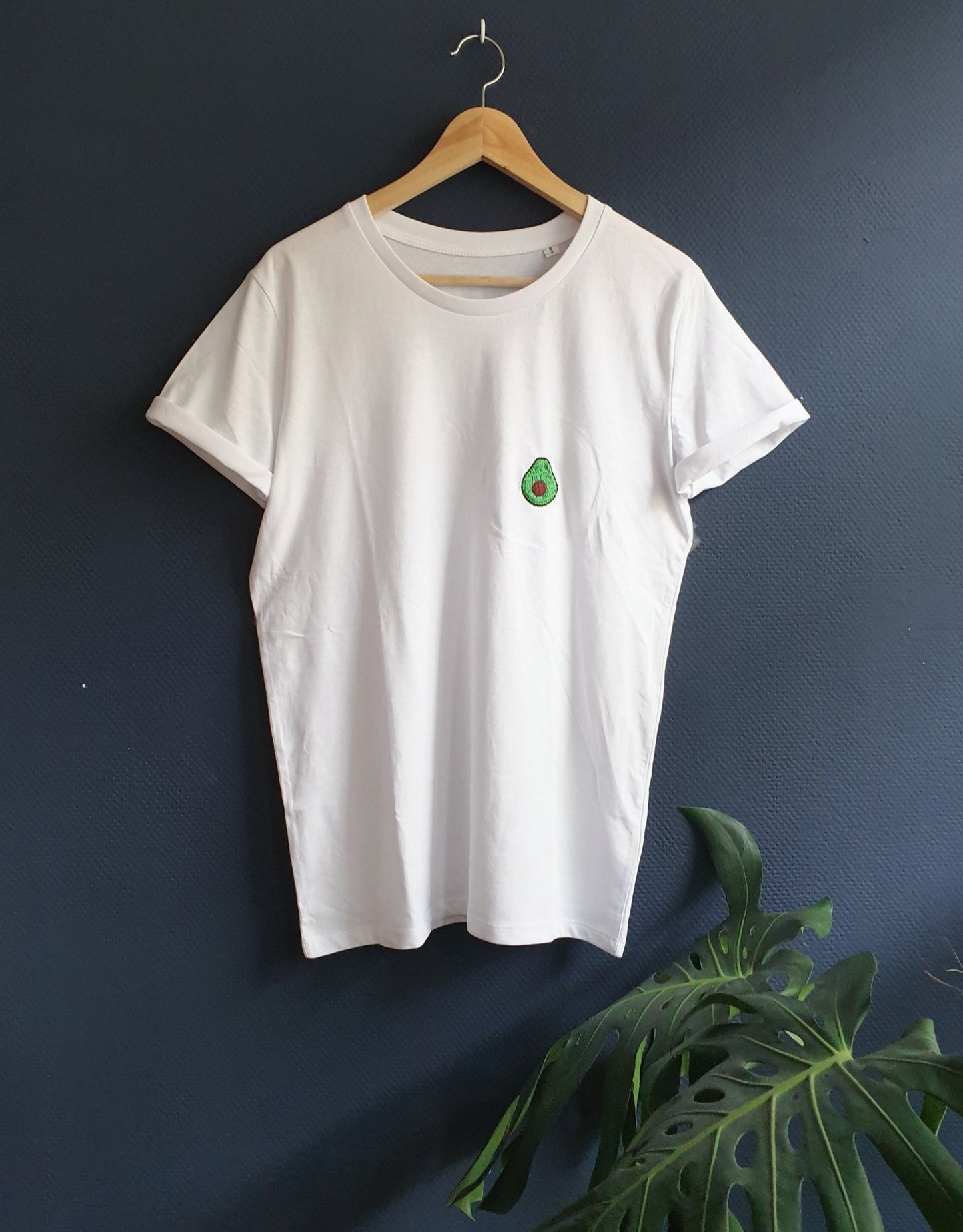Hand Embroidered Avocado Shirt - Spacy Shirts