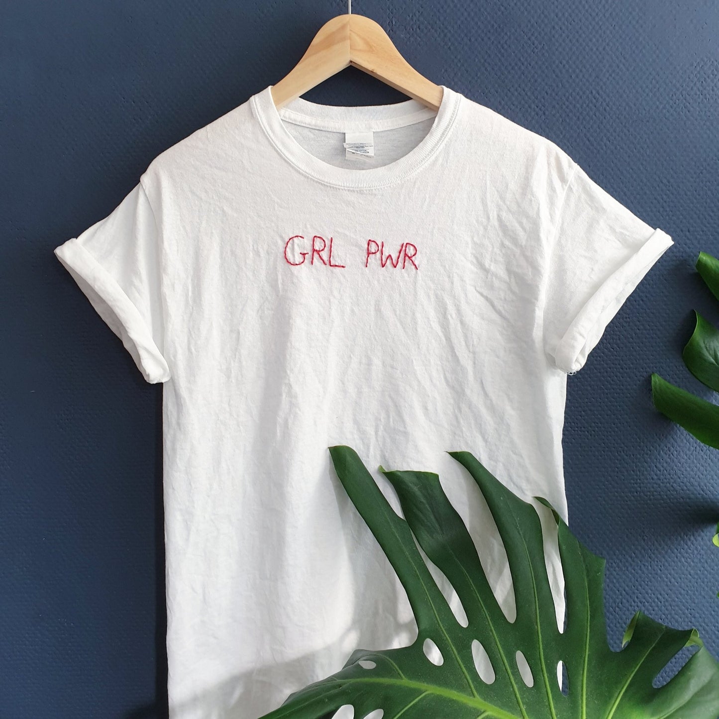 Hand Embroidered Feminism Shirt - Spacy Shirts