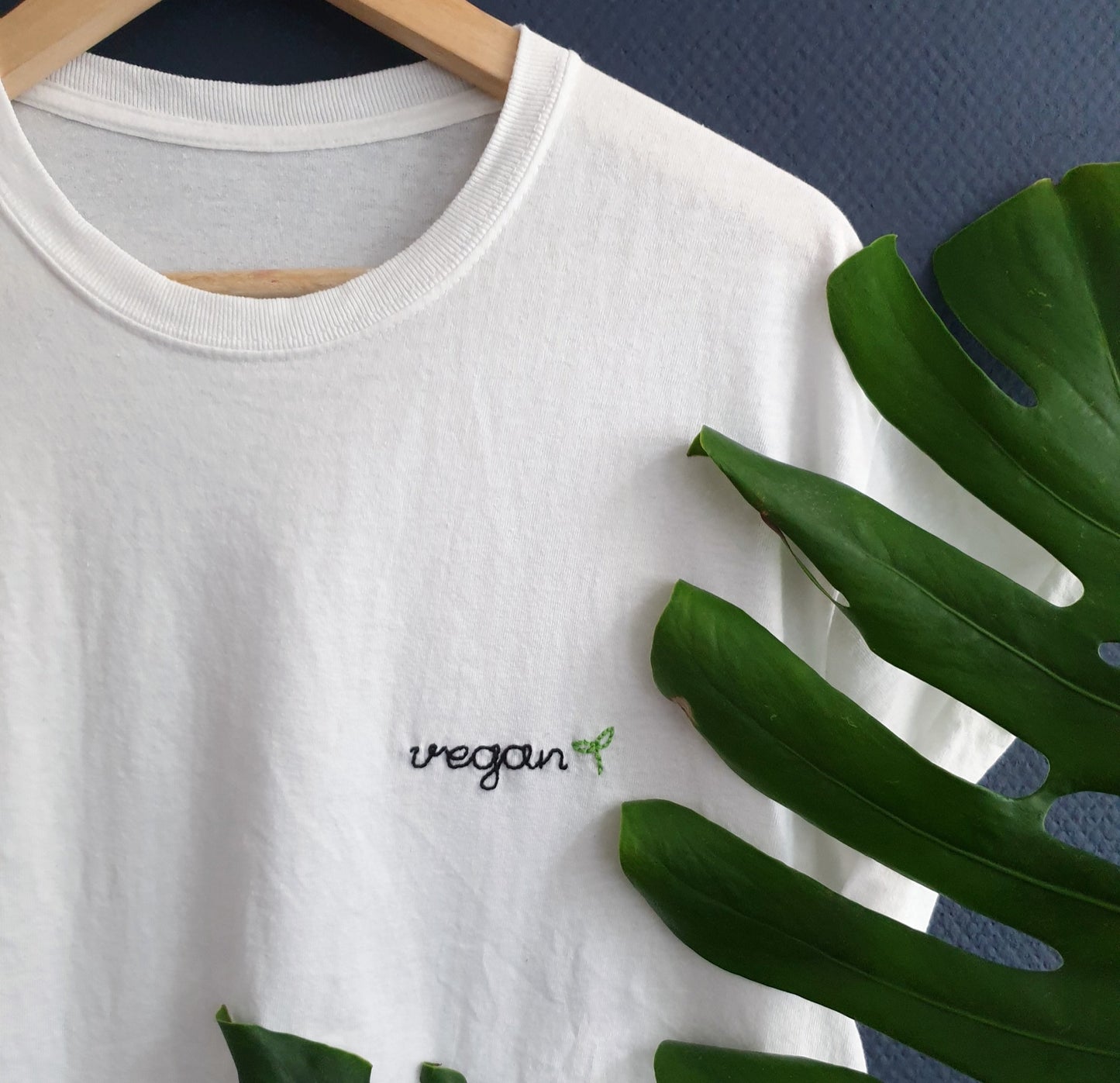 Hand Embroidered Vegan Shirt - Spacy Shirts