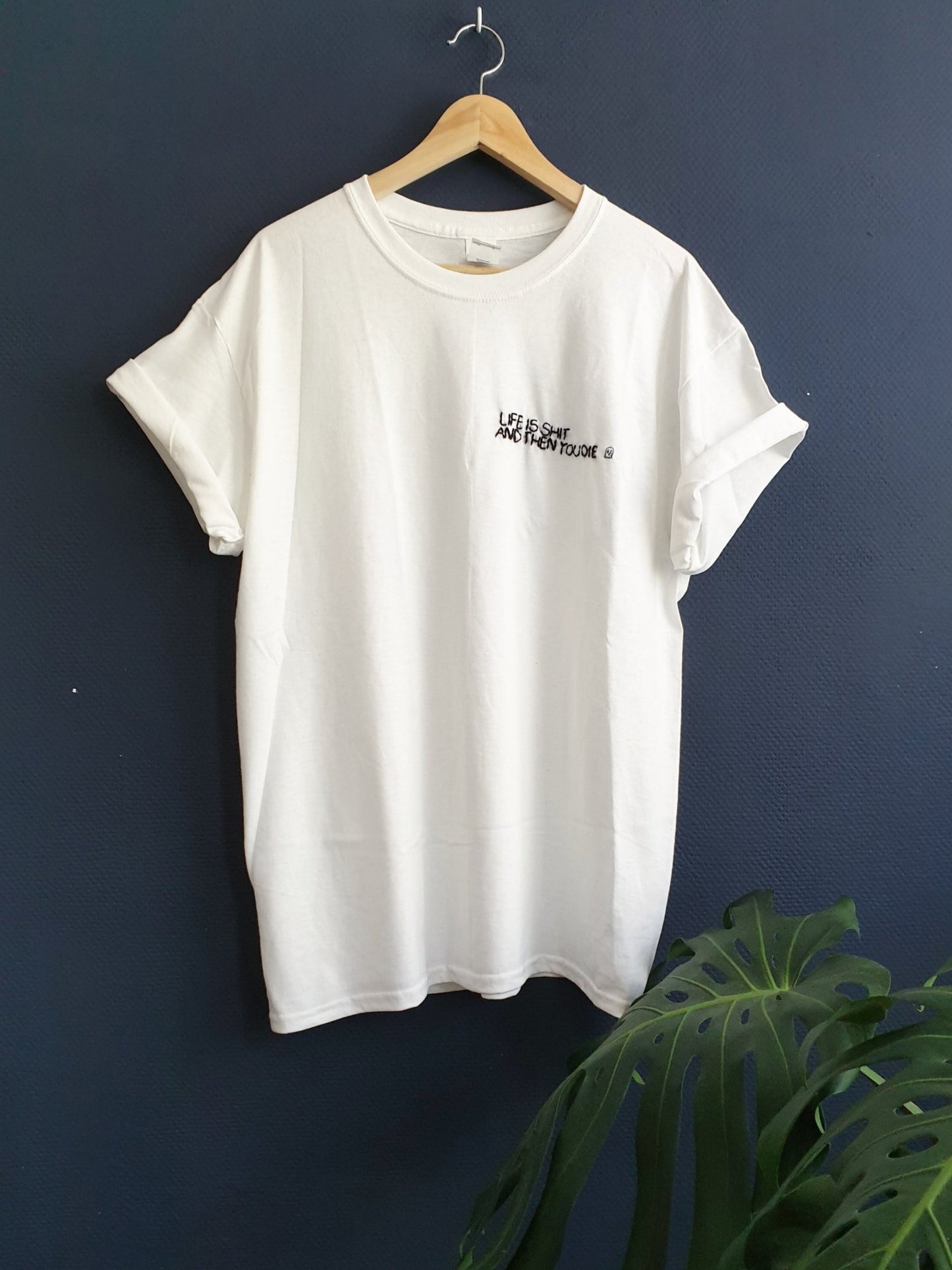 Hand Embroidered Life Shirt - Spacy Shirts