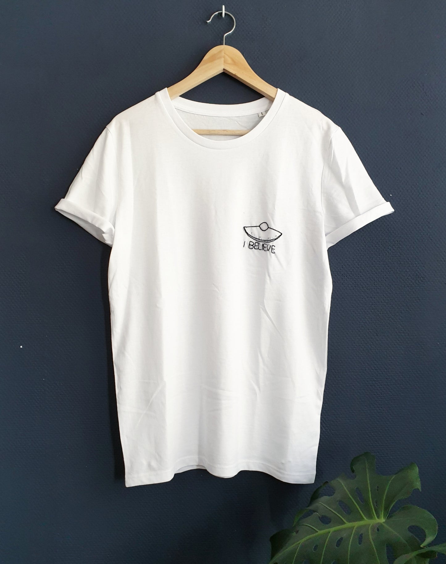 Hand Embroidered UFO Shirt - Spacy Shirts