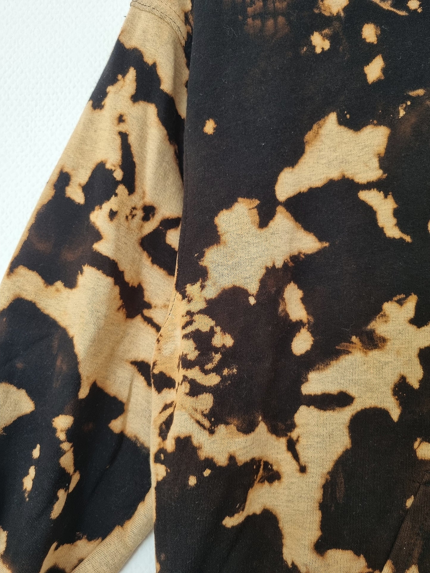 Hand Designed Bleach Galaxy Tie-Dye Hoodie