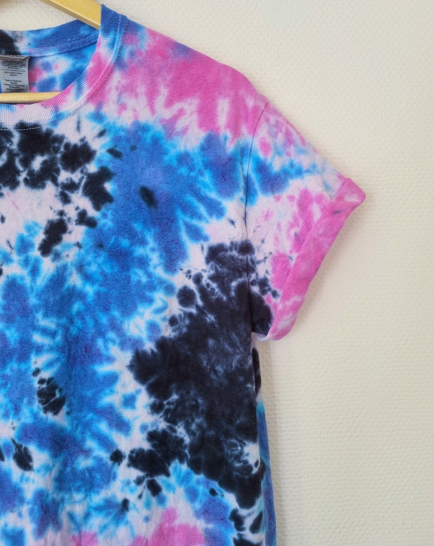 Hand Designed Dark Galaxy Tie-Dye Shirt