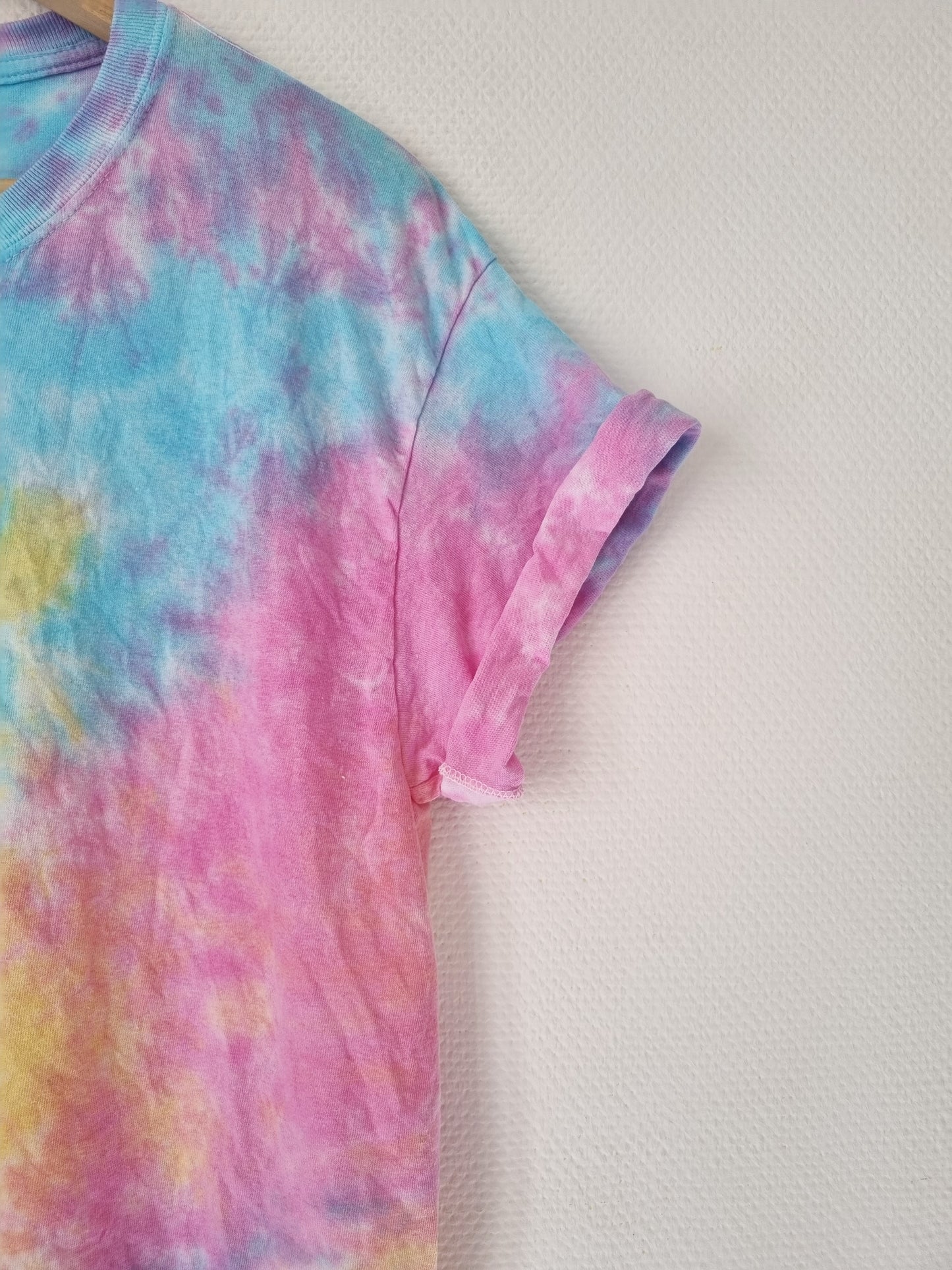 Hand Designed Pastel Sunset Tie-Dye Shirt