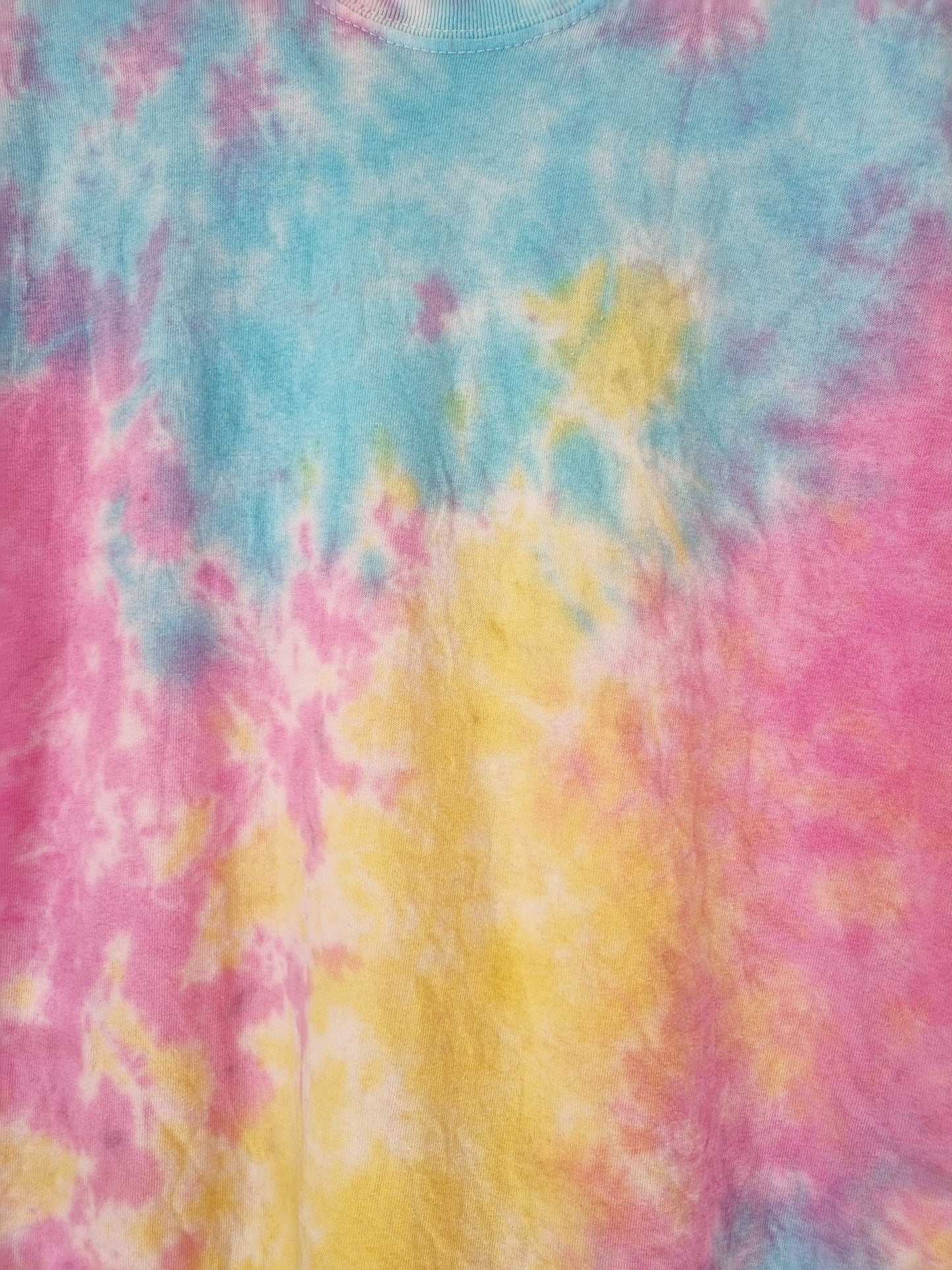 Hand Designed Pastel Sunset Tie-Dye Shirt