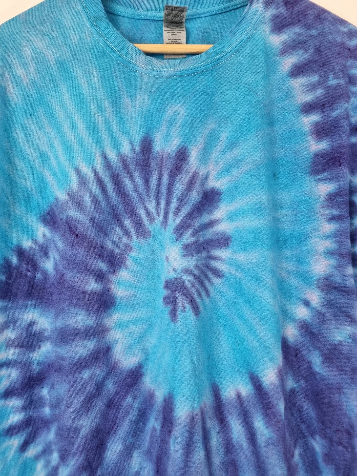Hand Designed Blue Ocean Tie-Dye Shirt