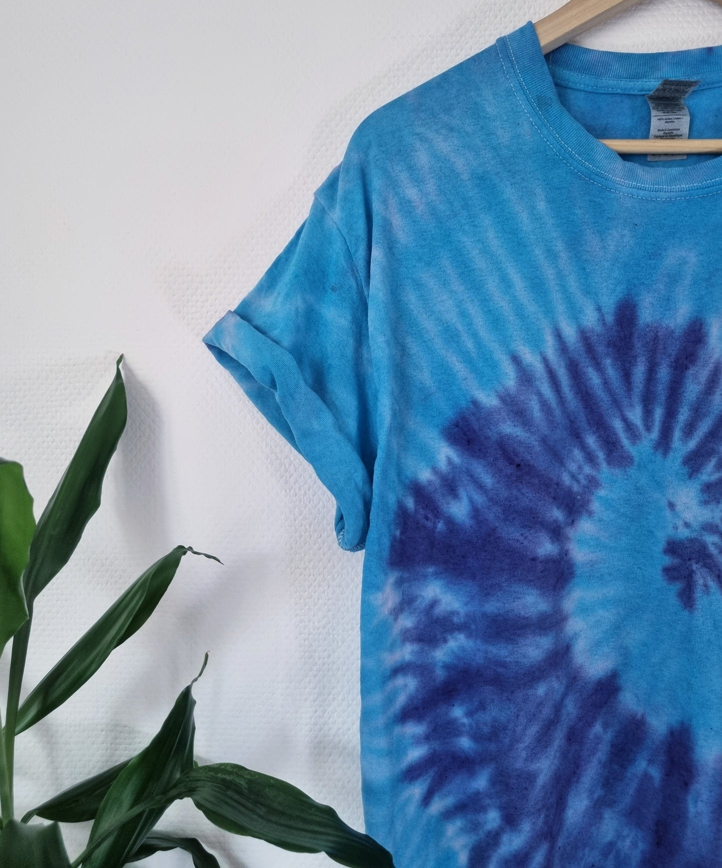 Hand Designed Blue Ocean Tie-Dye Shirt