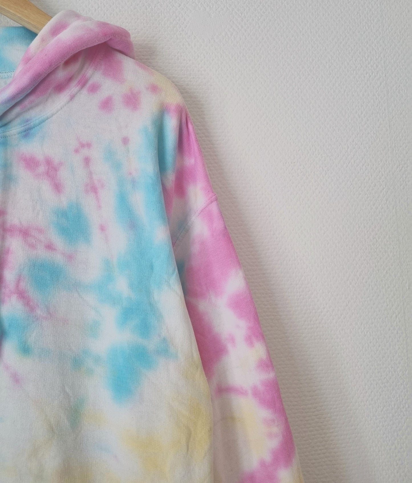 Hand Designed Pastel Galaxy Tie-Dye Hoodie