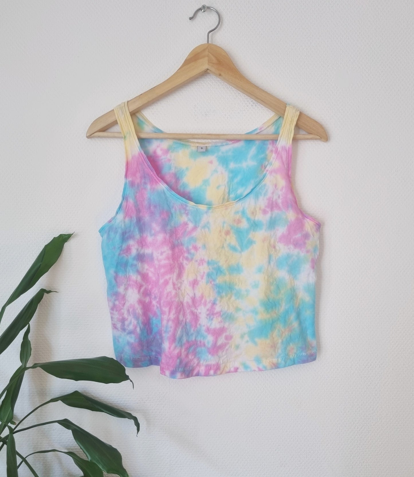 Hand Designed Pastel Galaxy Tie-Dye Tank Top