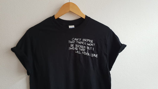 Hand Embroidered Love Quote Shirt - Spacy Shirts