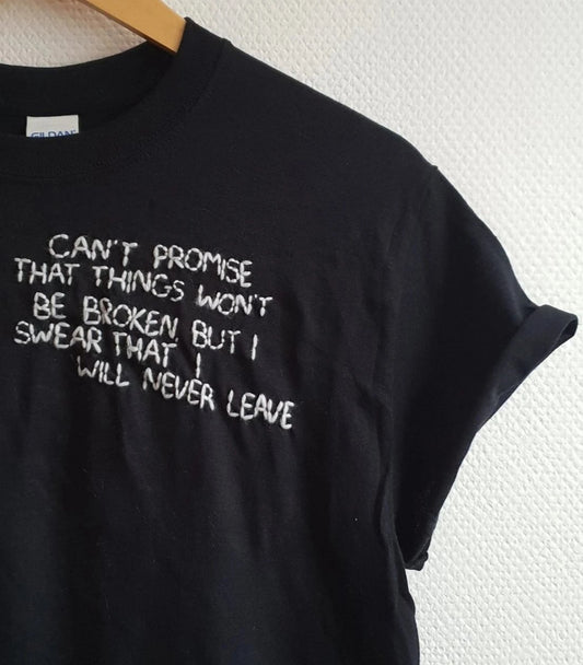 Hand Embroidered Love Quote Shirt - Spacy Shirts