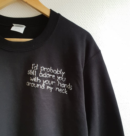 Hand Embroidered Arctic Monkeys Sweater - Spacy Shirts
