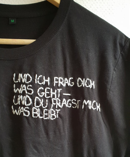 Hand Embroidered Quote Shirt - Spacy Shirts