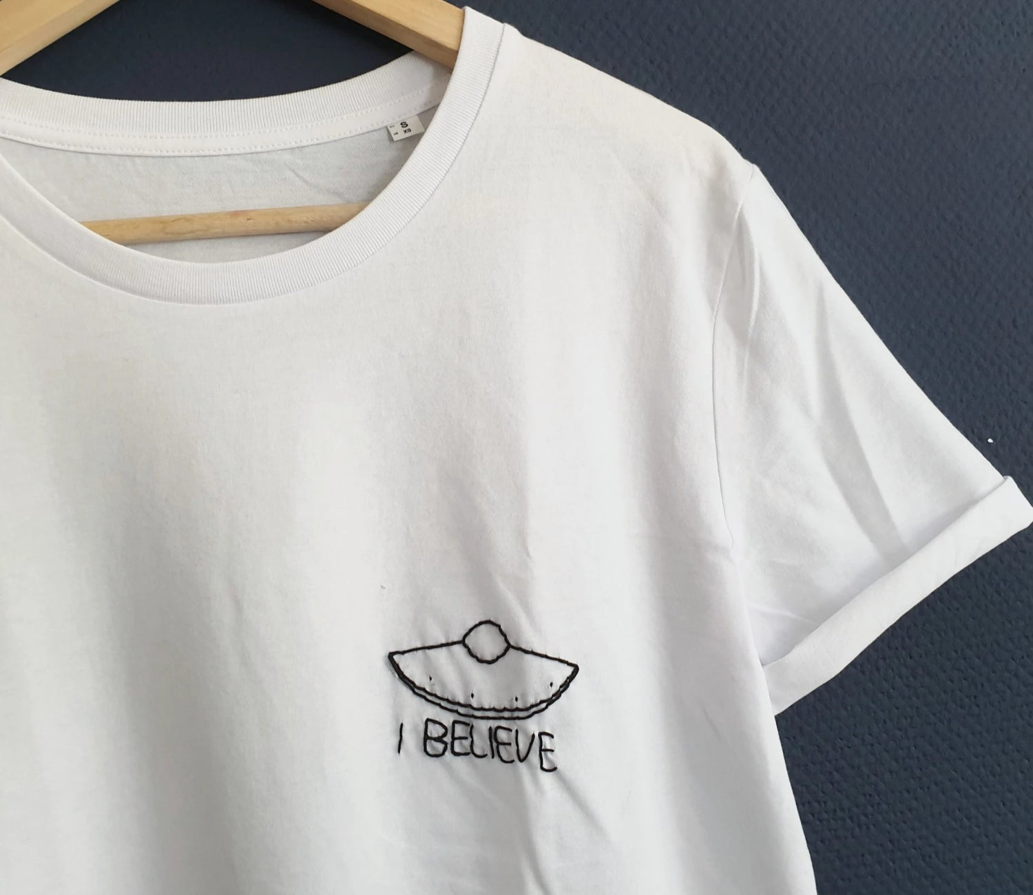Hand Embroidered UFO Shirt -  Spacy Shirts