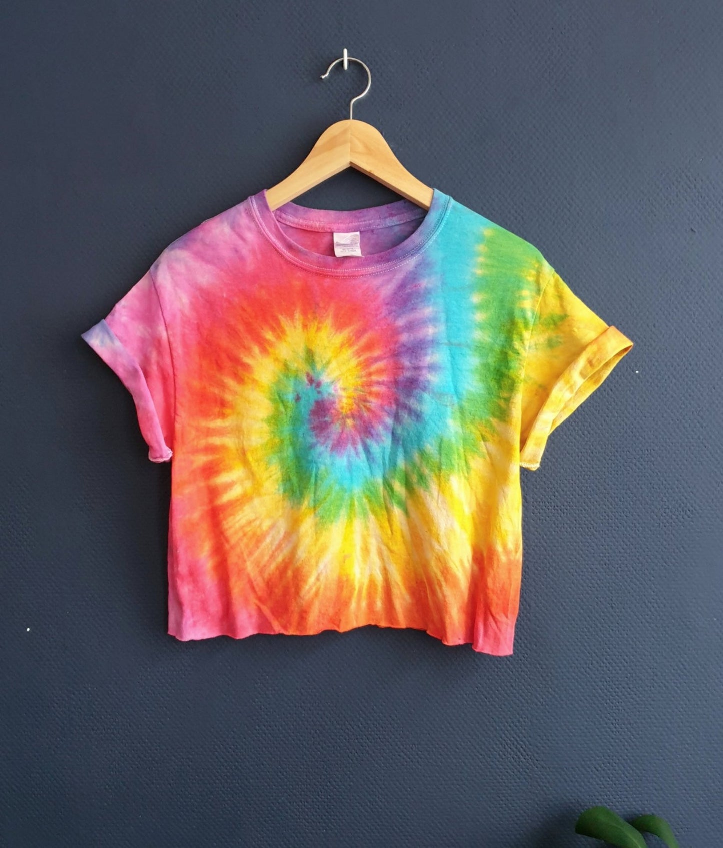 Colorful Tie-Dye Crop Top -  Spacy Shirts