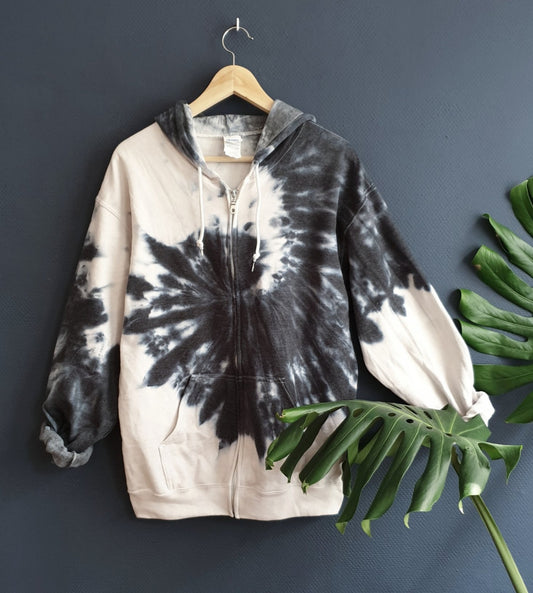 Dark Gray Tie-Dye Jacket - Spacy Shirts
