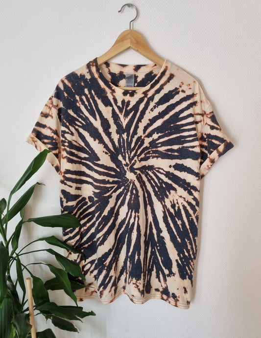 Hand Designed Soft Bleach Tie-Dye Shirt