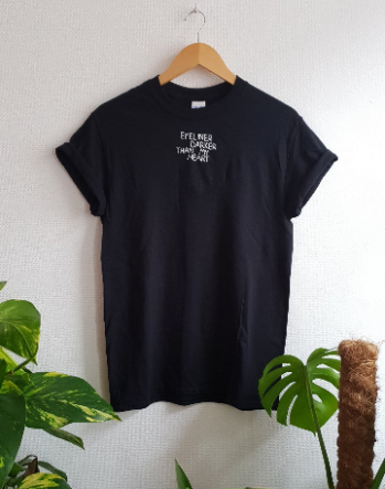 Hand Embroidered Eyeliner Shirt - Spacy Shirts