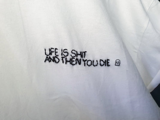 Hand Embroidered Life Shirt - Spacy Shirts