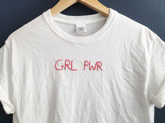 Hand Embroidered Feminism Shirt - Spacy Shirts
