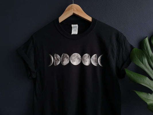 Moon Phases Crop Top - Spacy Shirts