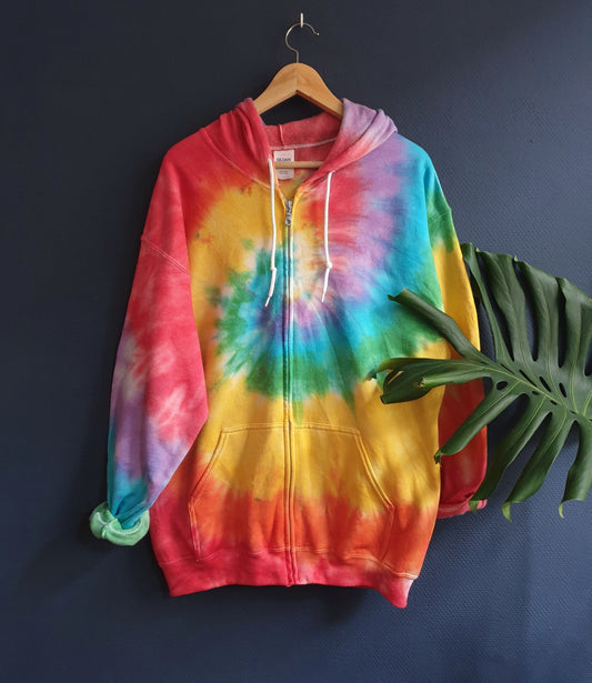 Colorful Tie-Dye Jacket - Spacy Shirts