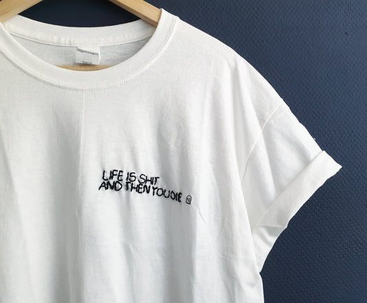 Hand Embroidered Life Shirt - Spacy Shirts