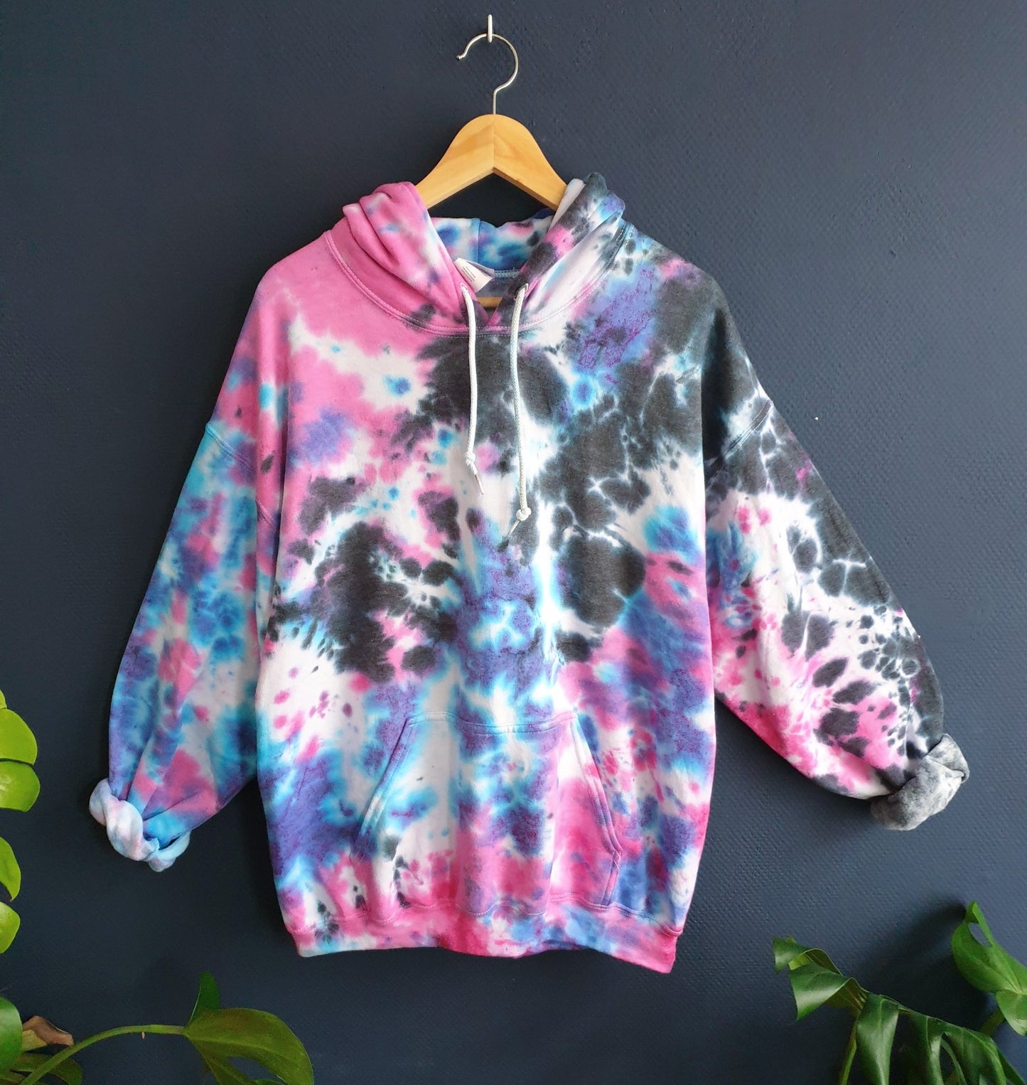 Dark Galaxy Tie-Dye Hoodie -  Spacy Shirts