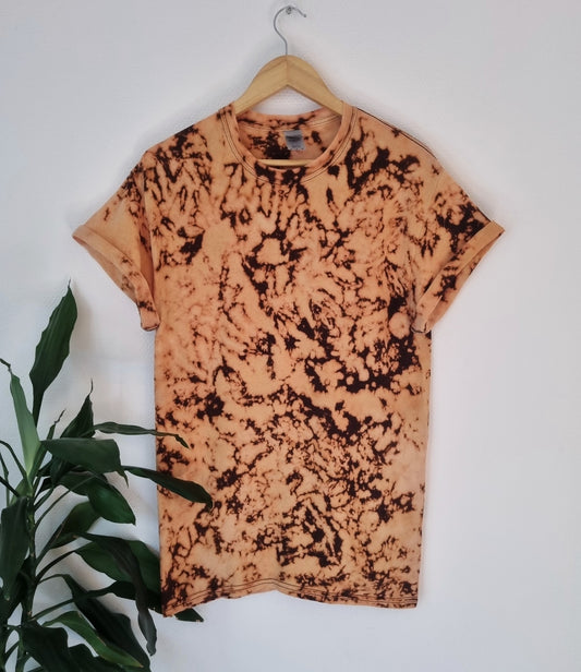 Hand Designed Galaxy Bleach Tie-Dye Shirt