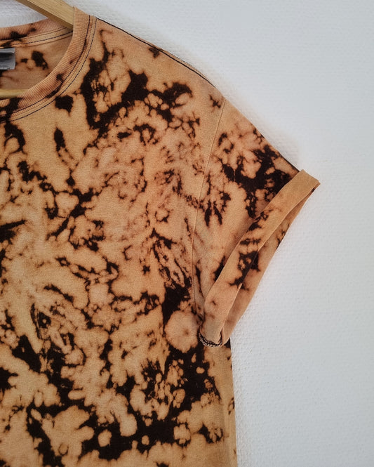 Hand Designed Galaxy Bleach Tie-Dye Shirt
