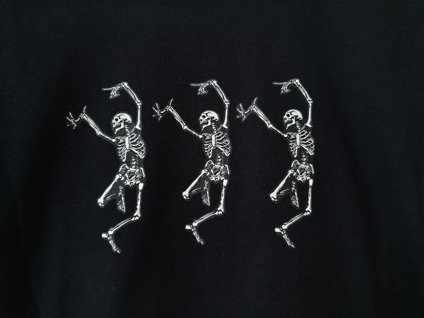 Hand Designed Spooky Scary Skeleton Shirt