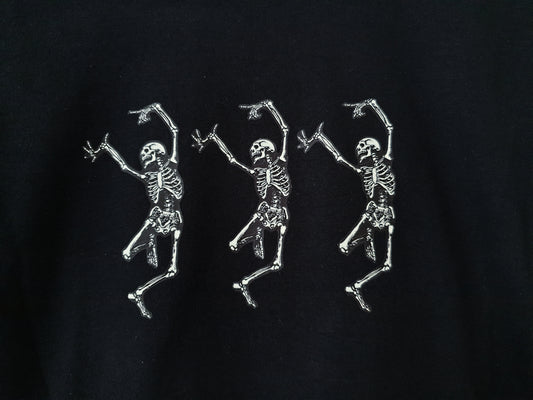 Hand Designed Spooky Scary Skeleton Shirt