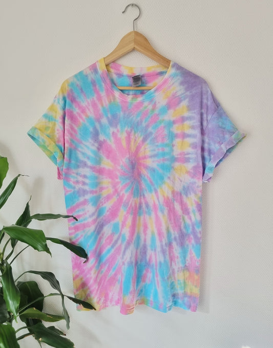 Hand Designed Pastel Tie-Dye Shirt