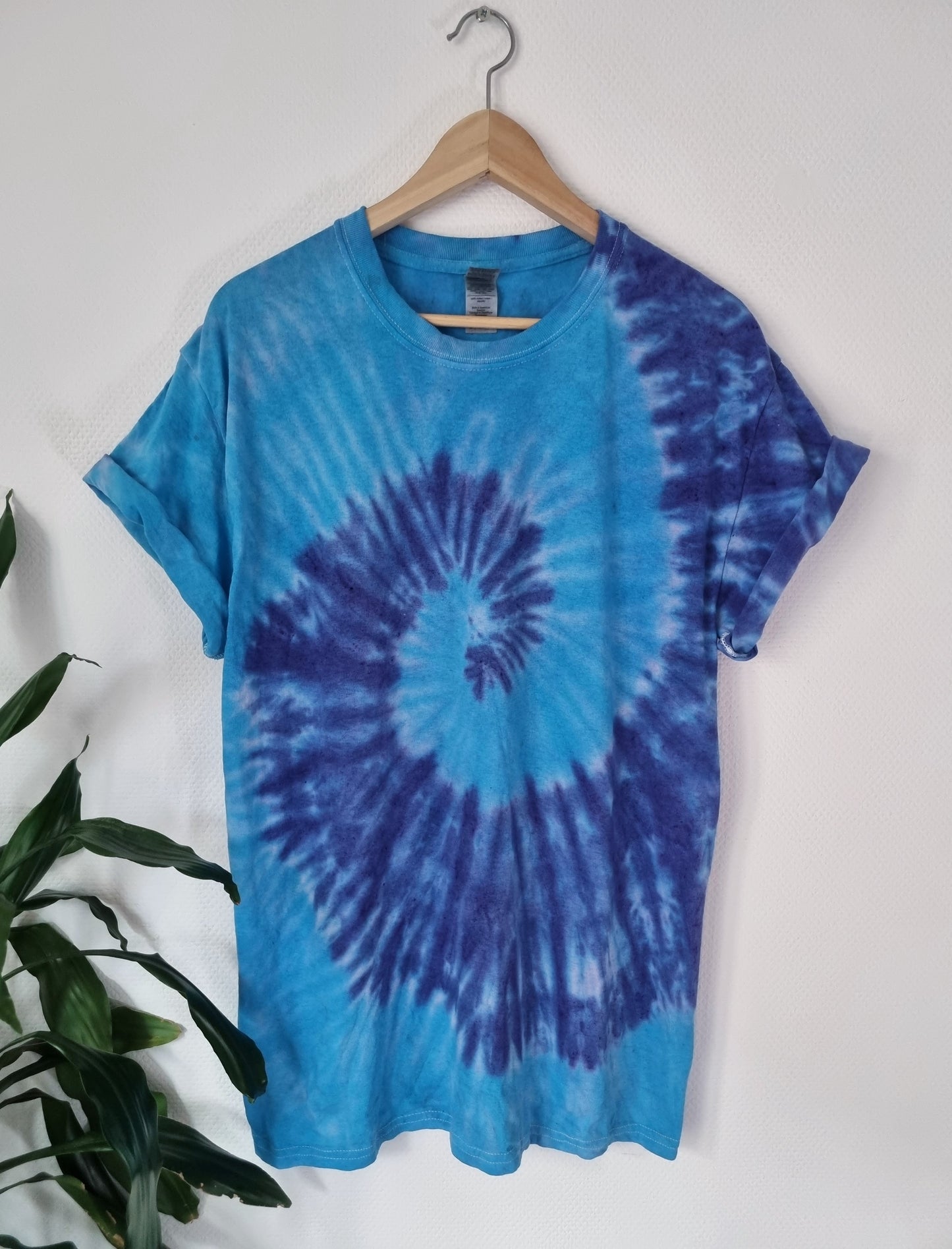 Hand Designed Blue Ocean Tie-Dye Shirt
