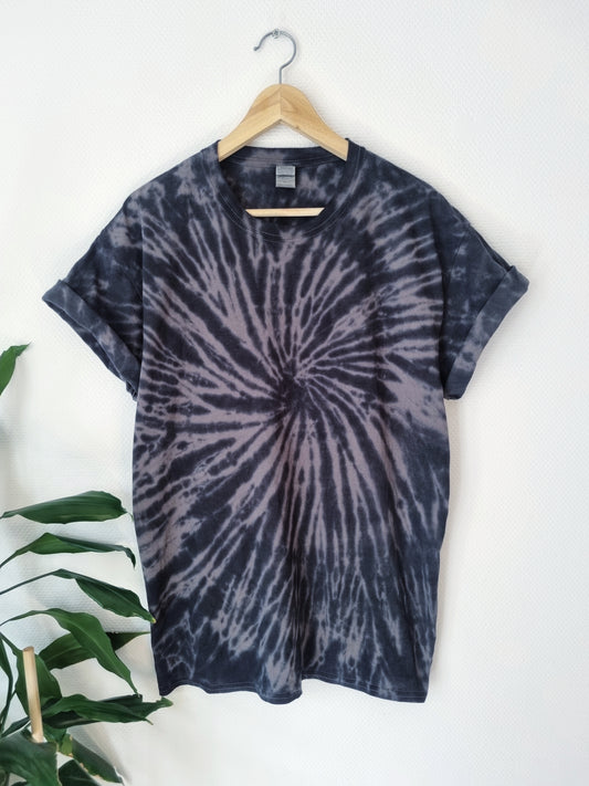 Hand Designed Darkness Spiral Tie-Dye Shirt