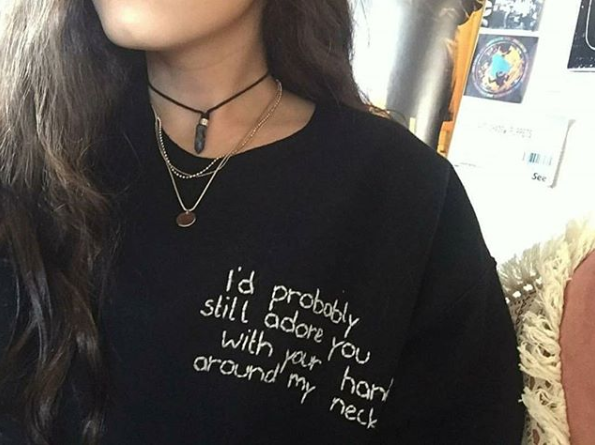 Hand Embroidered Arctic Monkeys Sweater -  Spacy Shirts